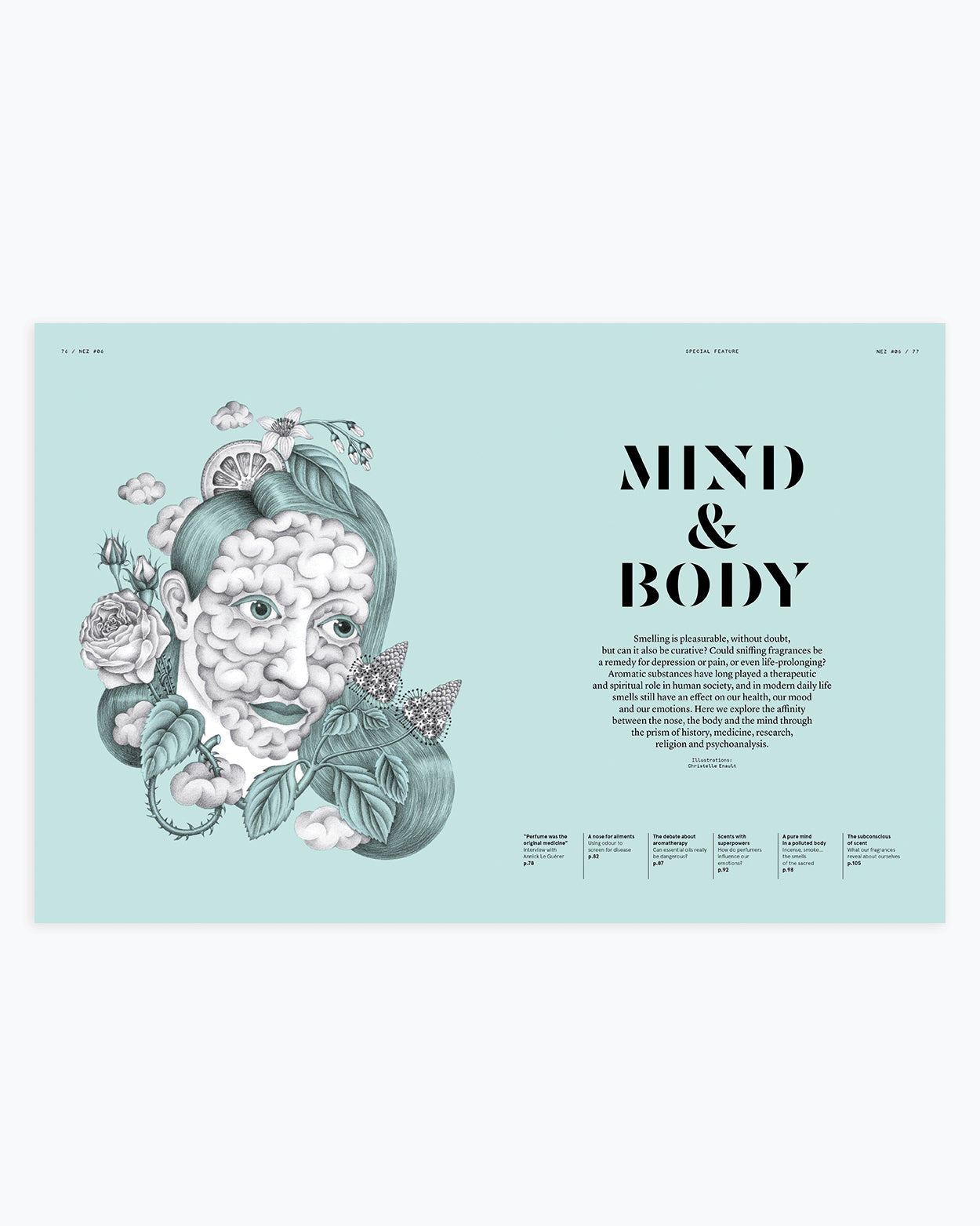 NEZ Issue #6 Mind and Body inside page