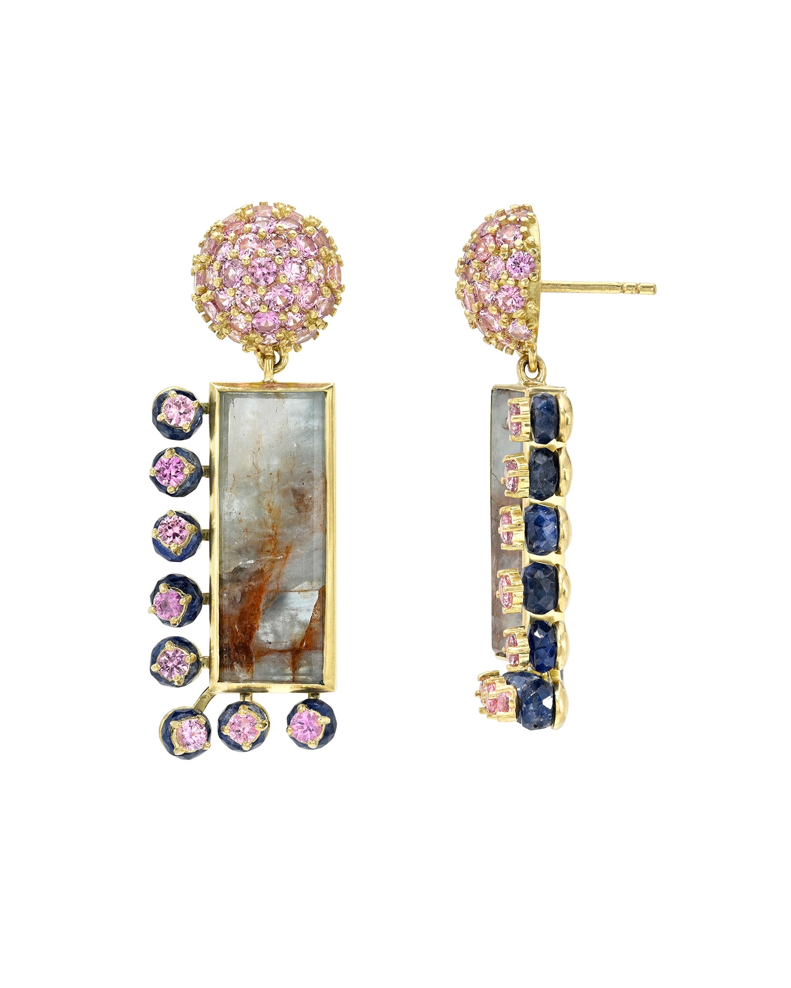 'Pink Moon' Earrings