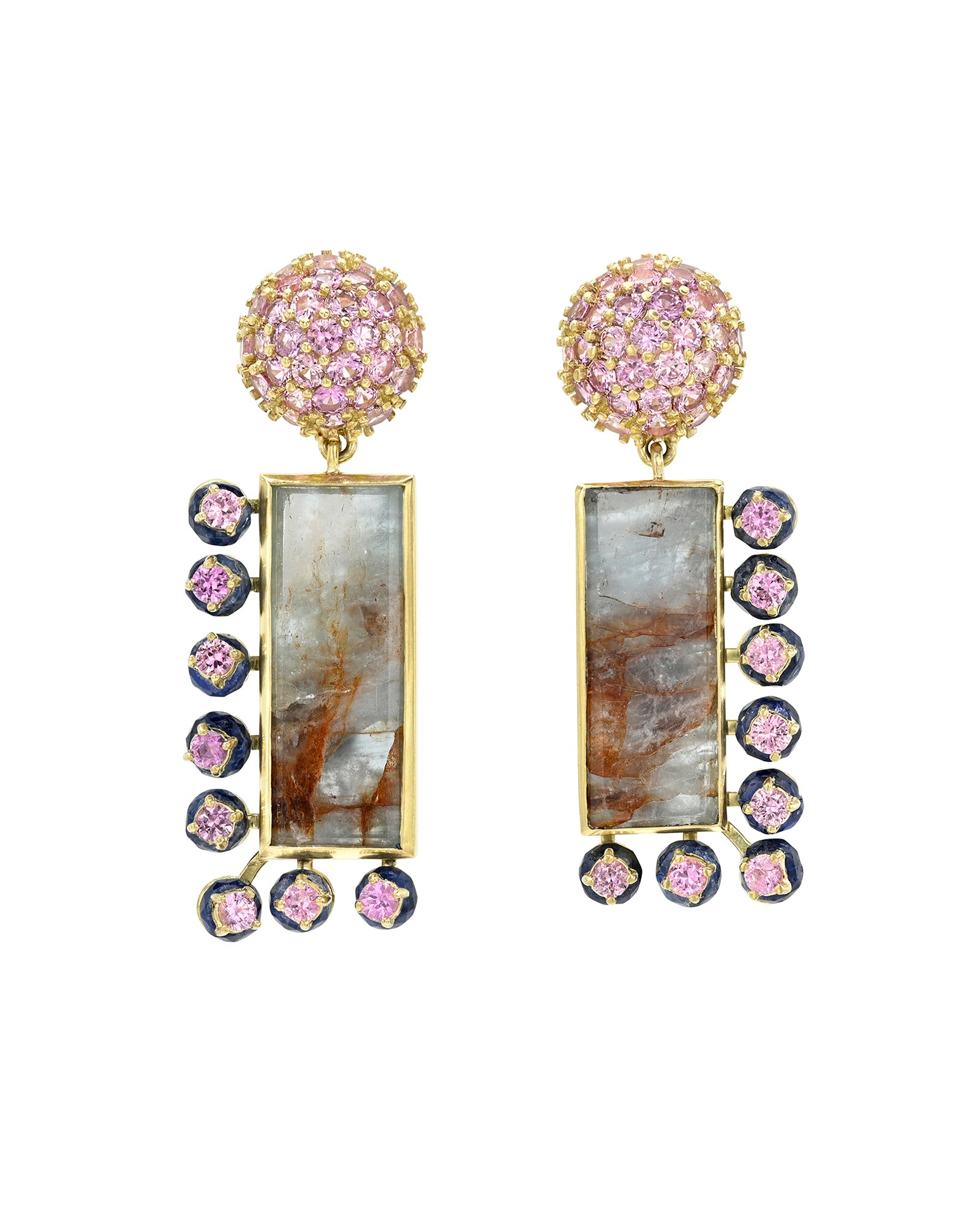 'Pink Moon' Earrings