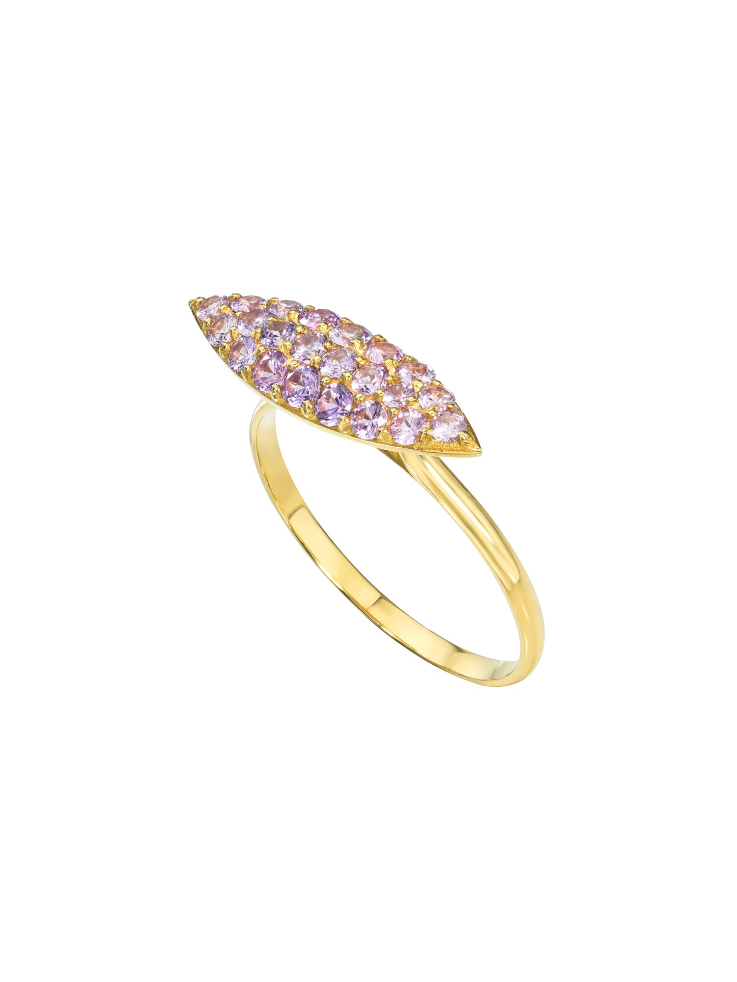 'Pink Sapphire Marquis' Ring