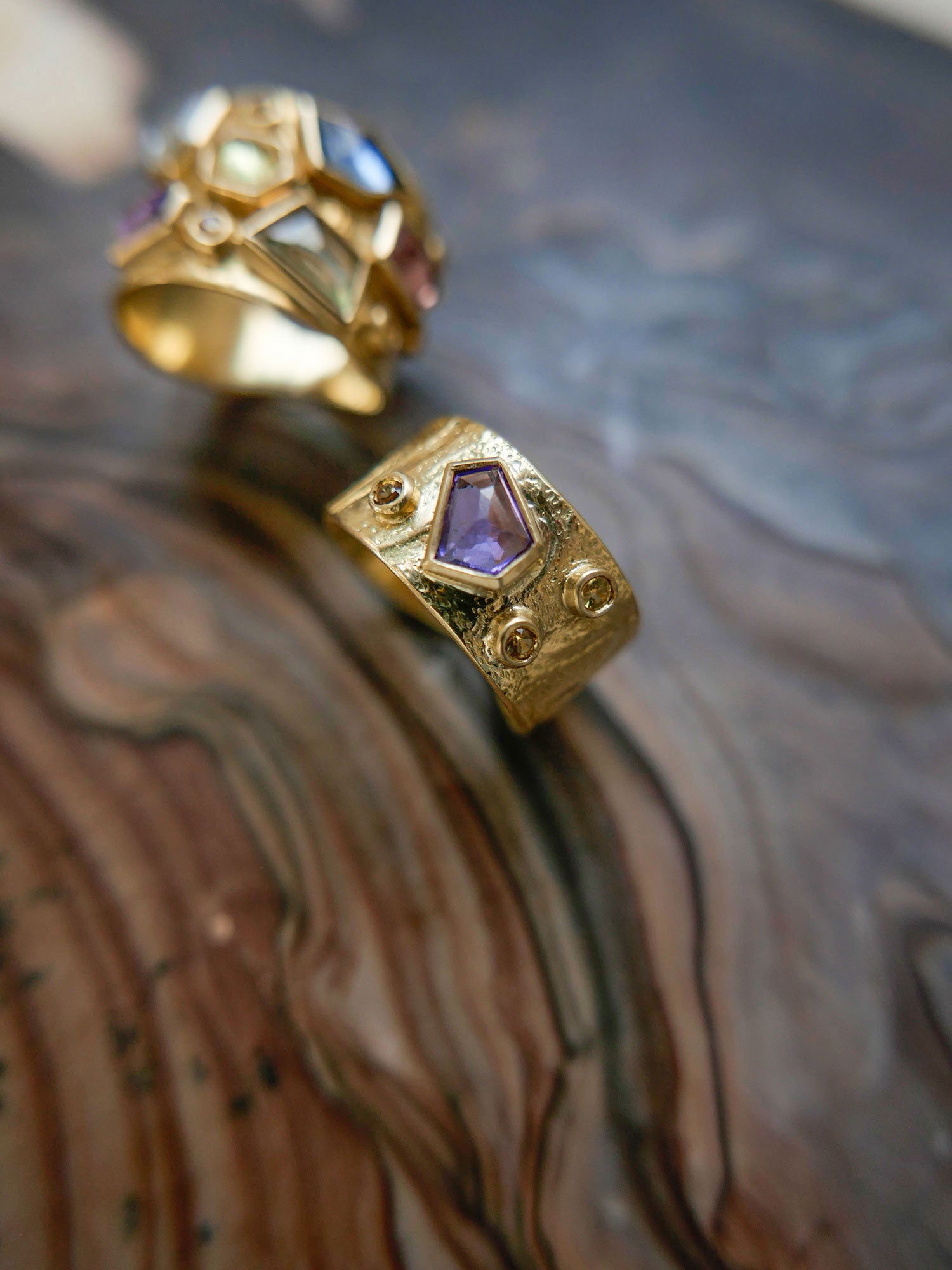 'Tabula Rasa Solitaire' - Ring